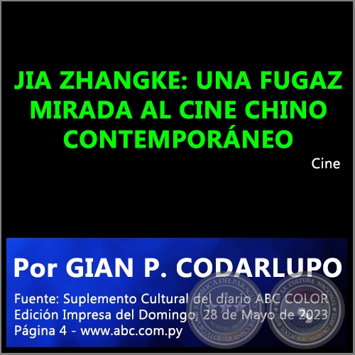 LI QINGZHAO: UN RÍO DE ESTRELLAS - Por GIAN P. CODARLUPO - Domingo, 25 de Junio de 2023